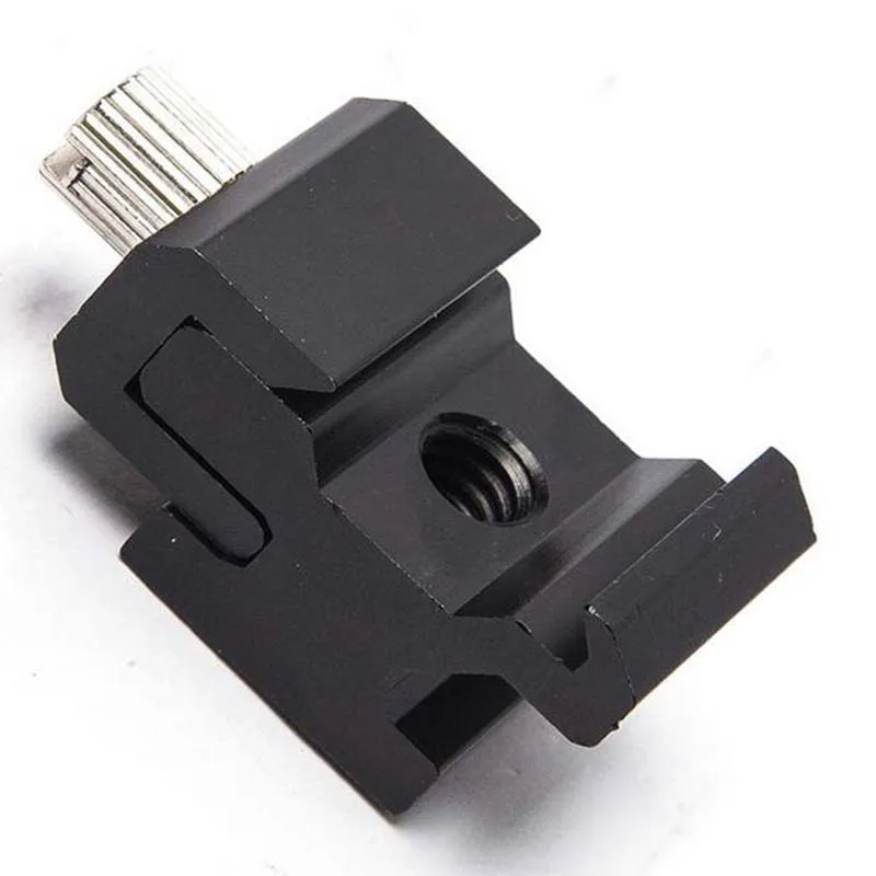 Флеш-адаптер крепления на штативе с холодным блоком для 1/4-дюймовых винтов для крепления камеры на штативе с 1/4-дюймовым винтом.