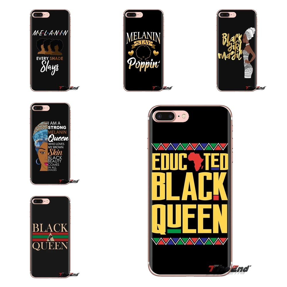 Мягкие чехлы для HTC One U11 U12 X9 M7 M8 A9 M10 E9 Plus Desire 630 530 626 628 816 820 830 black girl Queen 2bunz Melanin Aba |