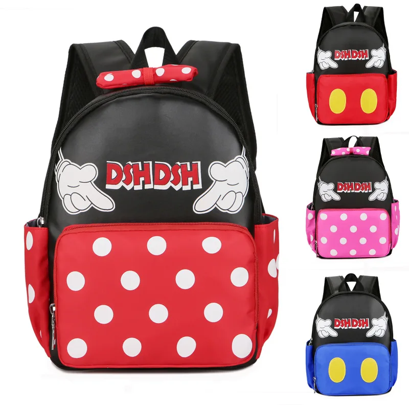 2018 Mochila Escolar мультяшный Микки Минни детский сад для детей 3 6 лет Мужской и Женский