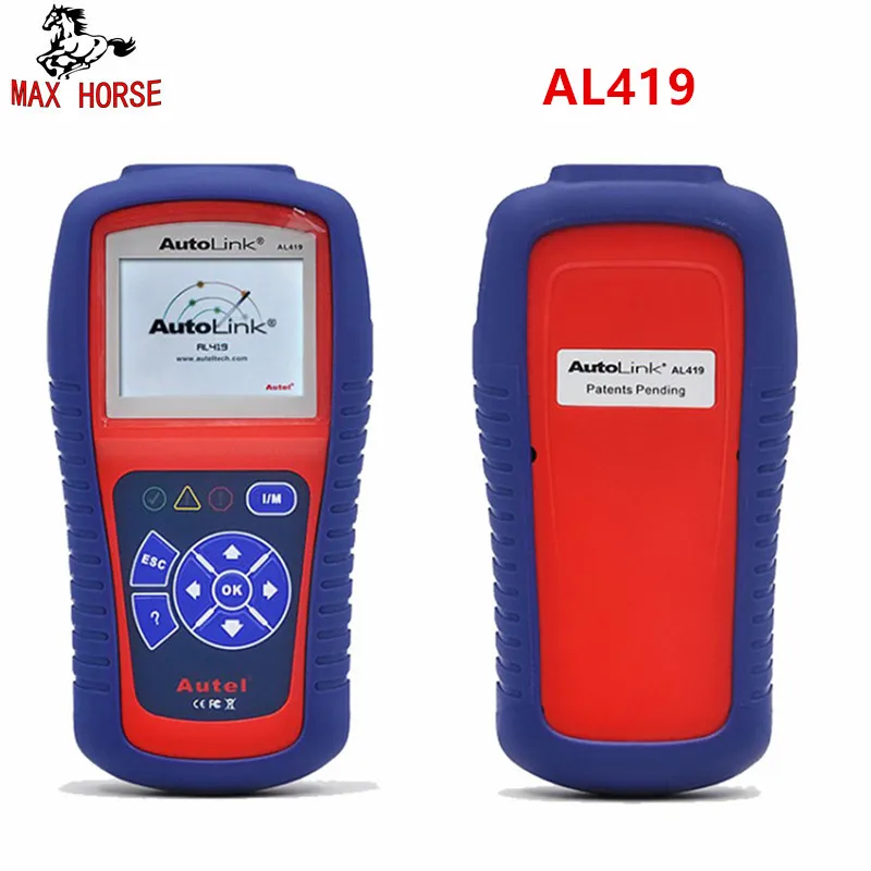 Autel Autolink AL419 OBDII CAN Scan Tool with TFT Color Screen Code Reader Troubleshooter code tips Auto diagnostic tool | Автомобили и