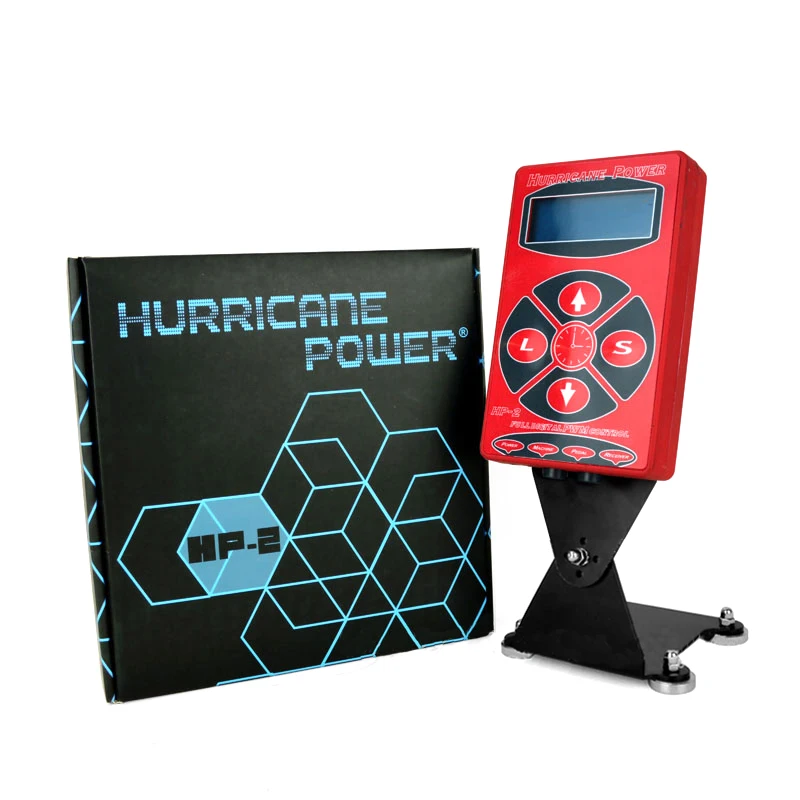 Красный Источник питания Hurricane два цвета hp-2 источник питания для татуажа для перманентного макияжа для тату-принадлежностей - Цвет: Красный