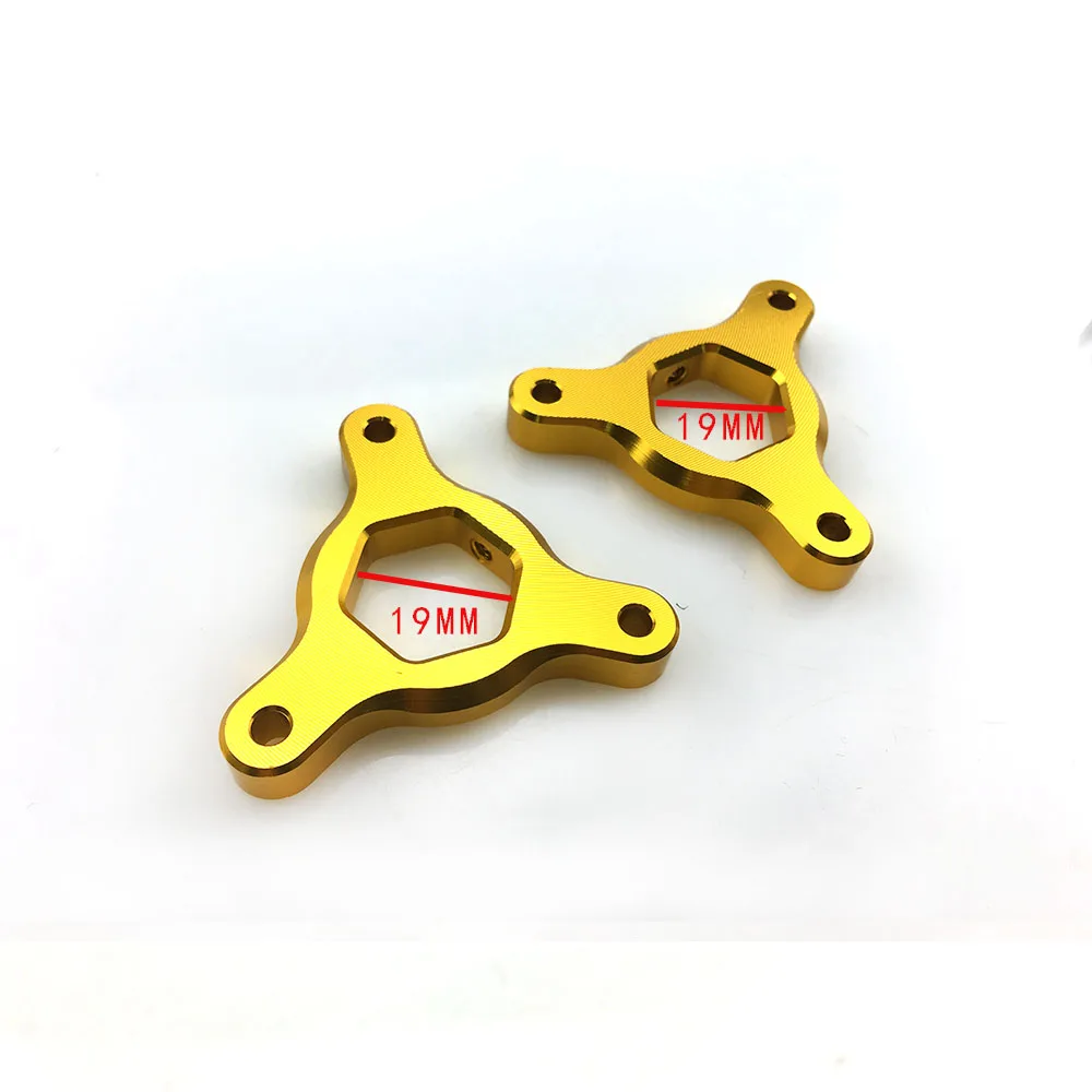 

Мотоцикл с ЧПУ алюминий 2 шт. 14/17/19/22 мм Регулировка вилки, универсальный для Suzuki GSXR 1000 Yamaha YZF R1 Kawasaki Z750