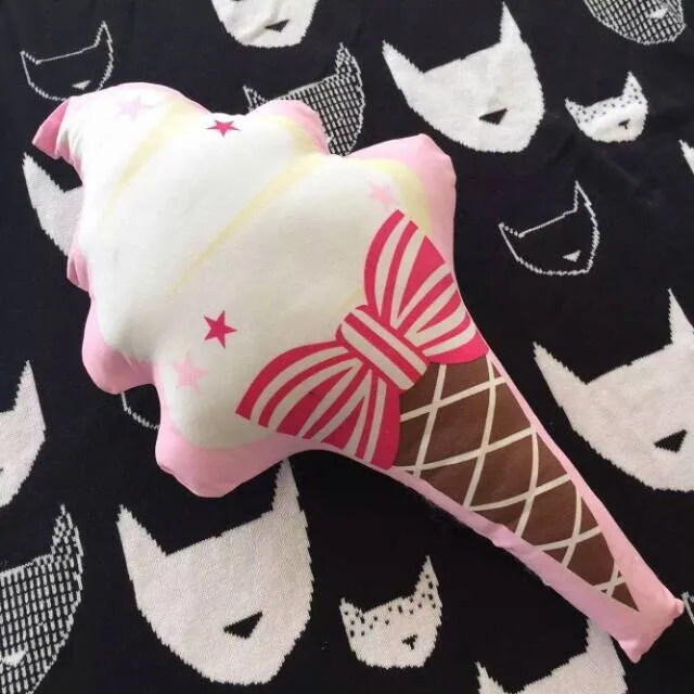 New Cute Ice Cream Sofa Doll Cushion Bow-Knot Pillow Kids Dolls Gift Photography Home Decorations | Игрушки и хобби