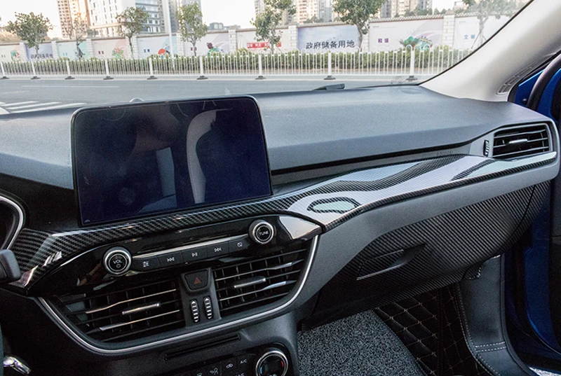 LHD! Для Ford Focus 2019-2021 Передняя средняя консоль панель приборной панели полоса