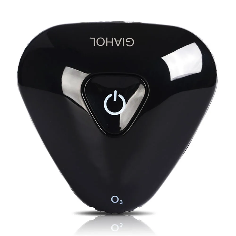 Черный GIAHOL 500 мАч USB Перезаряжаемый мини портативный очиститель воздуха генератор озона небольшой фильтр холодильник стерилизатор освежитель воздуха - Цвет: Черный