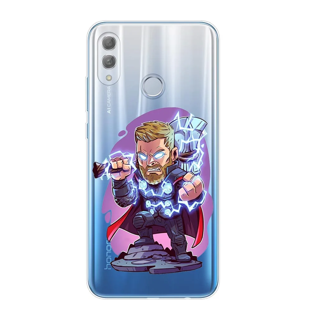 T6616 Роскошный чехол для телефона с героями Marvel и Мстителями, чехол для huawei Honor 9 10 20 Lite Pro 10i 8X 8C 6X 7X, мягкий ТПУ чехол-накладка s Etui - Цвет: T6616