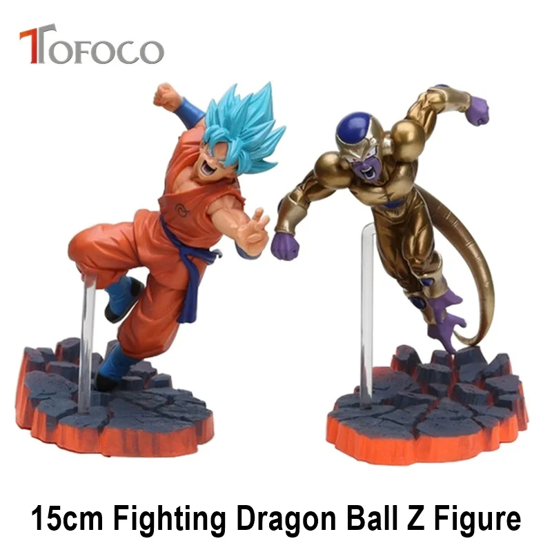 TOFOCO Новый ПВХ 15 см Dragon Ball Z набор кукол DBZ аниме морозильник Sun Goku фильм