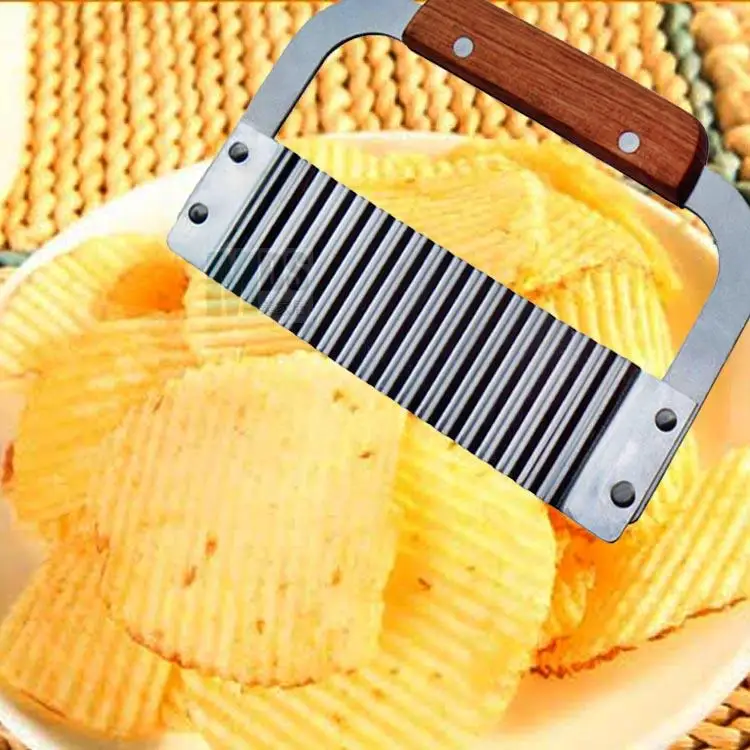 

Corrugated wave french fries knife handmade soap potato knife pattern tofu knife