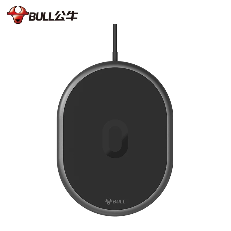 Беспроводное зарядное устройство Bull Qi 7 5 Вт для iPhone X 8 Plus 10 совместимый Samsung S9 S8 S7 S6