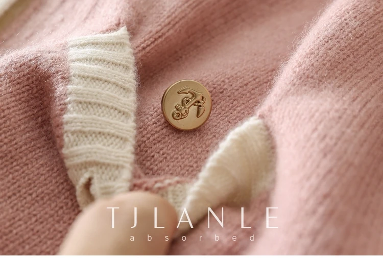 2019 New Autumn And Spring V-Neck Cashmere Sweater Knit Cardigan Wild Female Coat Slim |