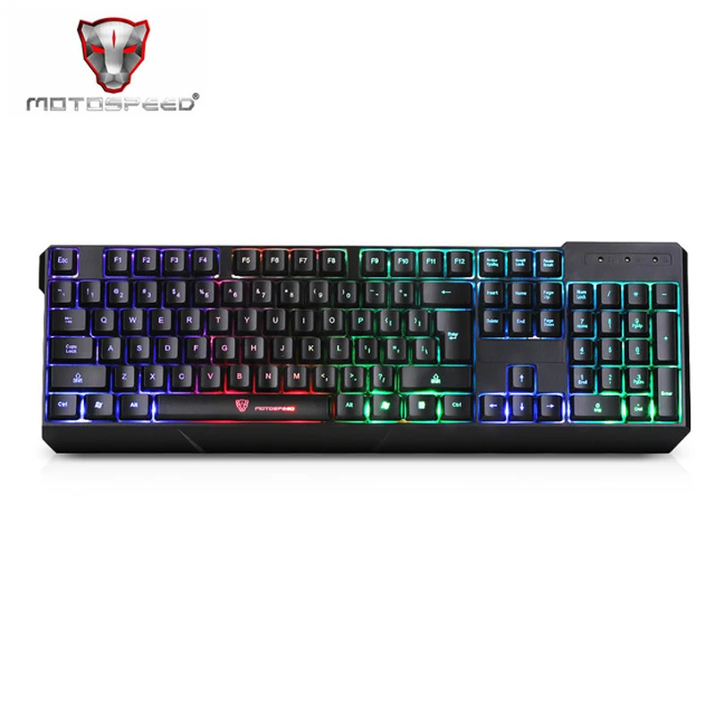 Игровая мембранная клавиатура Motospeed K70 с подсветкой игровая RGB для геймера