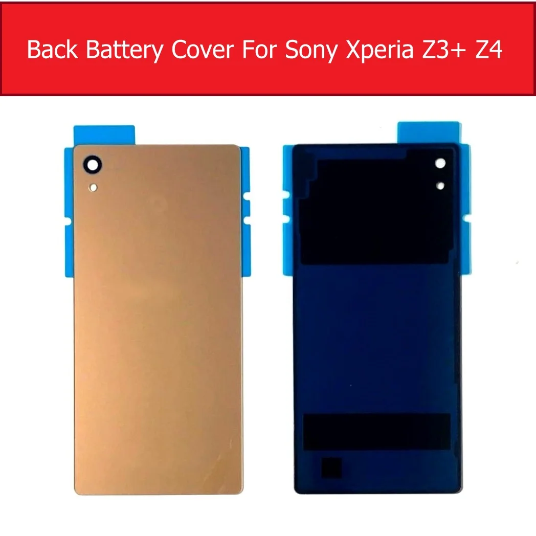 Задняя крышка батарейного отсека стеклянная для Sony Xperia Z4 Z3 +/Z3 Plus E6553 E6533 SO-03G чехол +