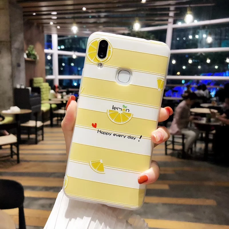 Ideas Fruit Lime series Patterned very soft Total package side for iphone 5 6 6p 7 8 Plus and X Case The new summer |