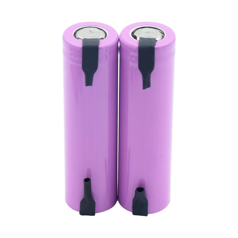 2 pieces 1/2/4/6/8/10 шт. ICR18650-26F 18650 Батарея Замена с 2 вкладки для фары RC игрушки радио 3,7 V ICR18650 Li-Ion Батарея - Цвет: 2 pieces