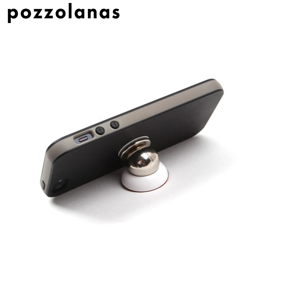 white Pozzolanas 1 шт. универсальный смартфон Автомобильный Магнитный стенд приборная панель крепление металлический держатель телефона автомобиль Стайлинг Инструменты для iphone7 7 plus - Цвет: white