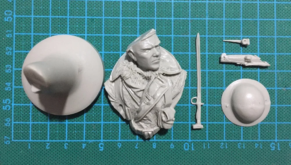 1/10 Смола Бюст строительный комплект британский солдат|resin bust|resin soldierbust resin |