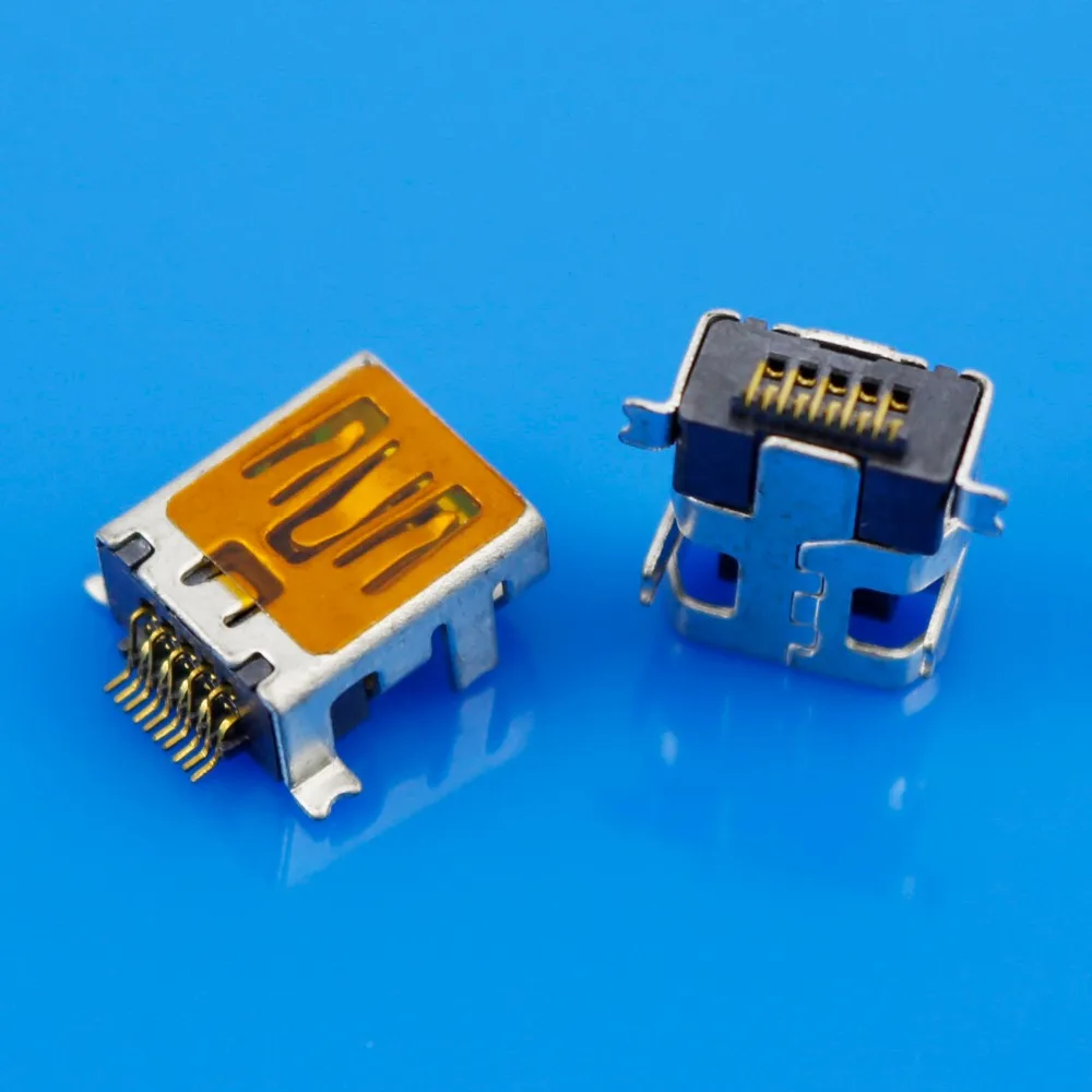 Гнездовой разъем JCD Mini USB Тип B 10 Pin SMT SMD DIP Mount Jack длинный тип mini | Компьютеры и офис