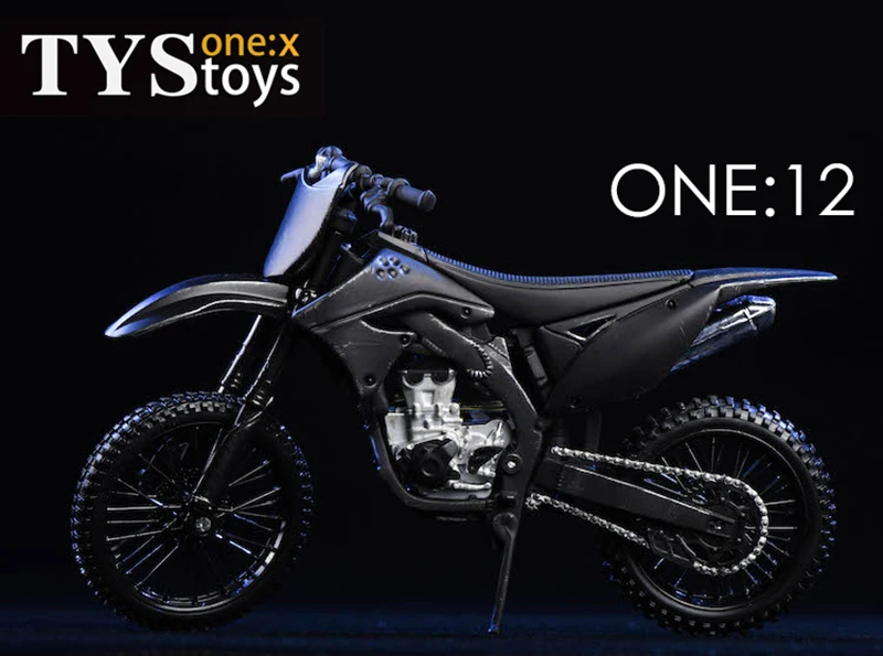 TYSTOYS 1/12 масштаб внедорожный мотоцикл 18DT05 мини-модель автомобиля солдат фигурка игрушки без куклы