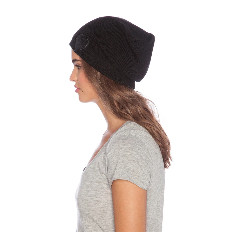The new spring and summer 2015 European Street fashion love Pu collage knitted bonnet cold cap haoduoyi |