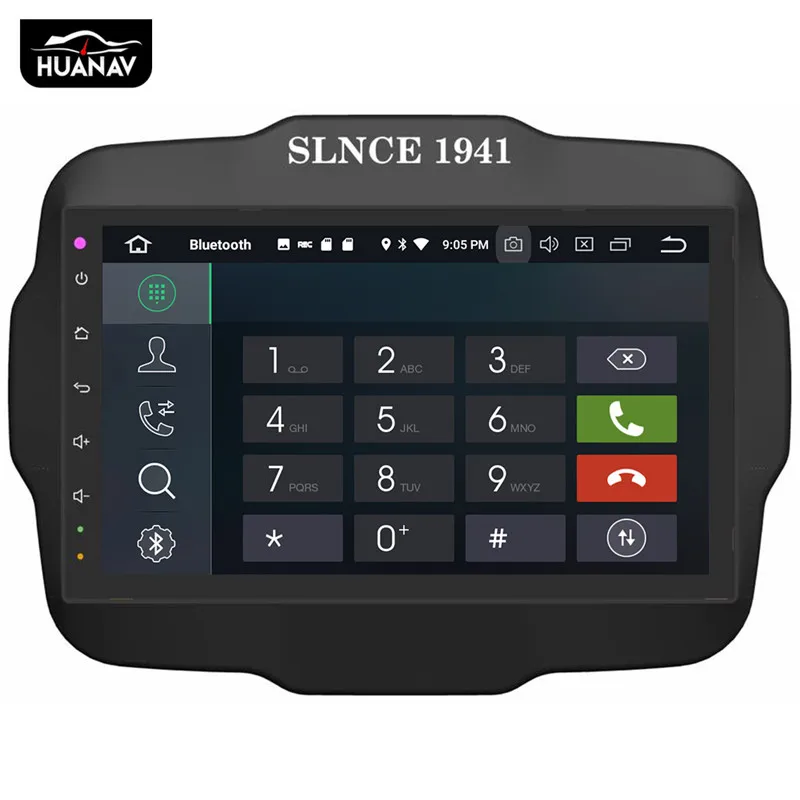 Автомобильный DVD плеер HUANVA Android 8 0 GPS навигация для Jeep Renegade 2016 2017 2018 2019