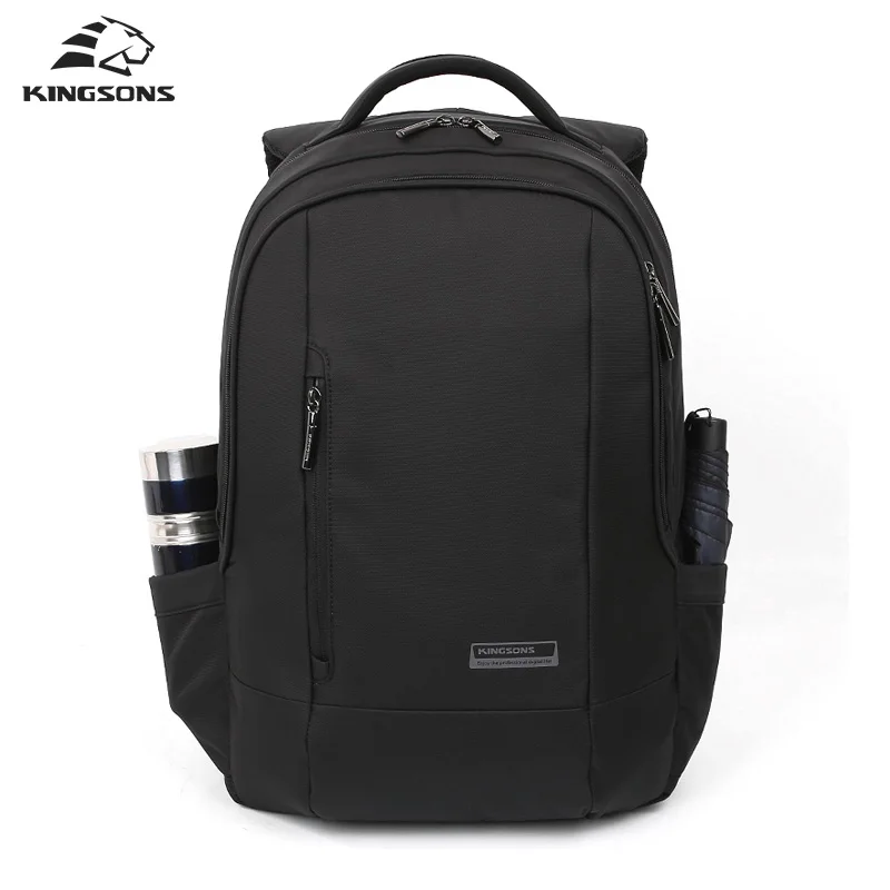 Kingsons черный рюкзак для ноутбука ежедневный мужской компьютера Mochila Feminina сумка