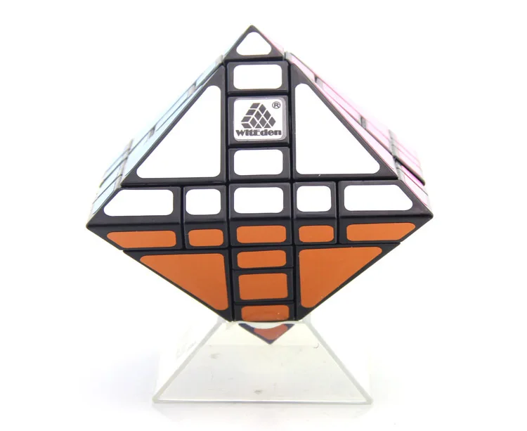 WitEden Octahedral mixup I Plus Cube Black speed cubing для коллекционеров Рождественский подарок Brithday Cubexyz