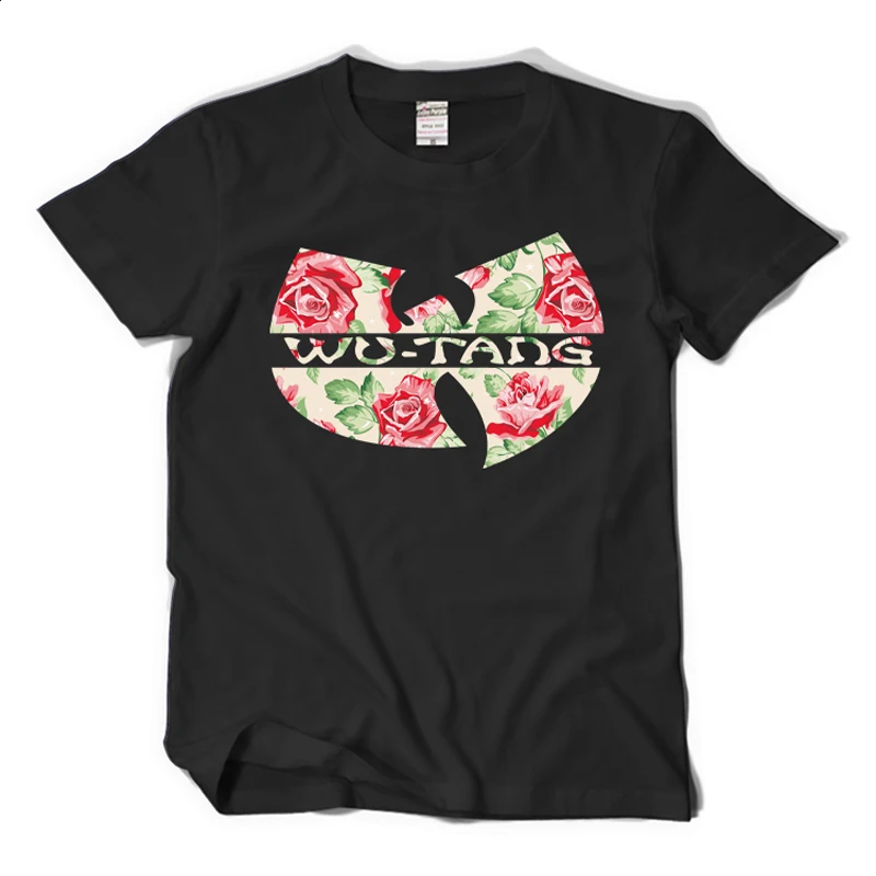 Горячие Продажи Моды Wu Tang Clan Мужчины Футболка С Коротким Рукавом тис Рубашка Homme