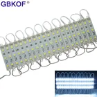 10 шт. 5050 SMD 3 светодиода s светодиодный модуль белыйтеплый белый водонепроницаемый световая рекламная Лампа DC 12 В оптовая продажа
