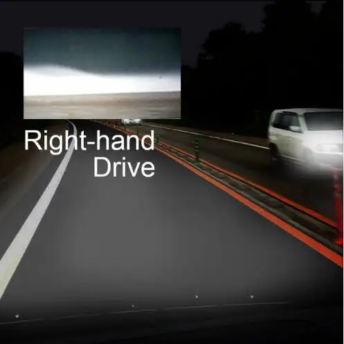 Right-Hand Drive 2 шт. H4 G9 светодиодный Hi-Low мини проектор Объектив фары автомобиля прозрачный двухлучевой турбо вентилятор 12 в 5500 к без астигматической проблемы 70 Вт 12000 лм - Испускаемый цвет: Right-Hand Drive