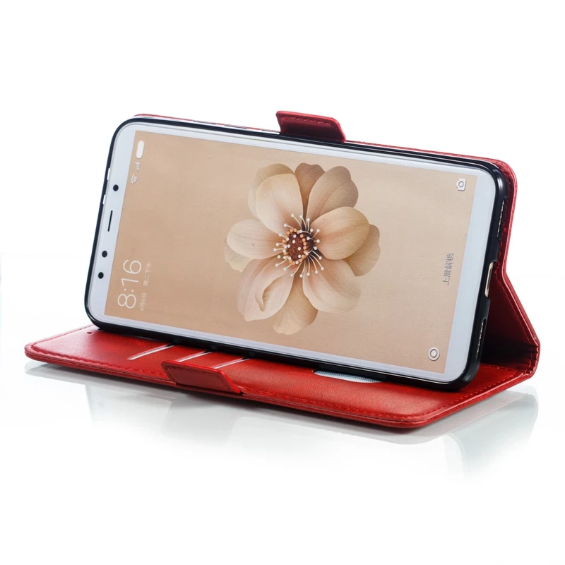 Кожаный чехол-книжка для Xiaomi Mi A2 A 2 с бумажником и подставкой чехол телефона Etui Xiomi