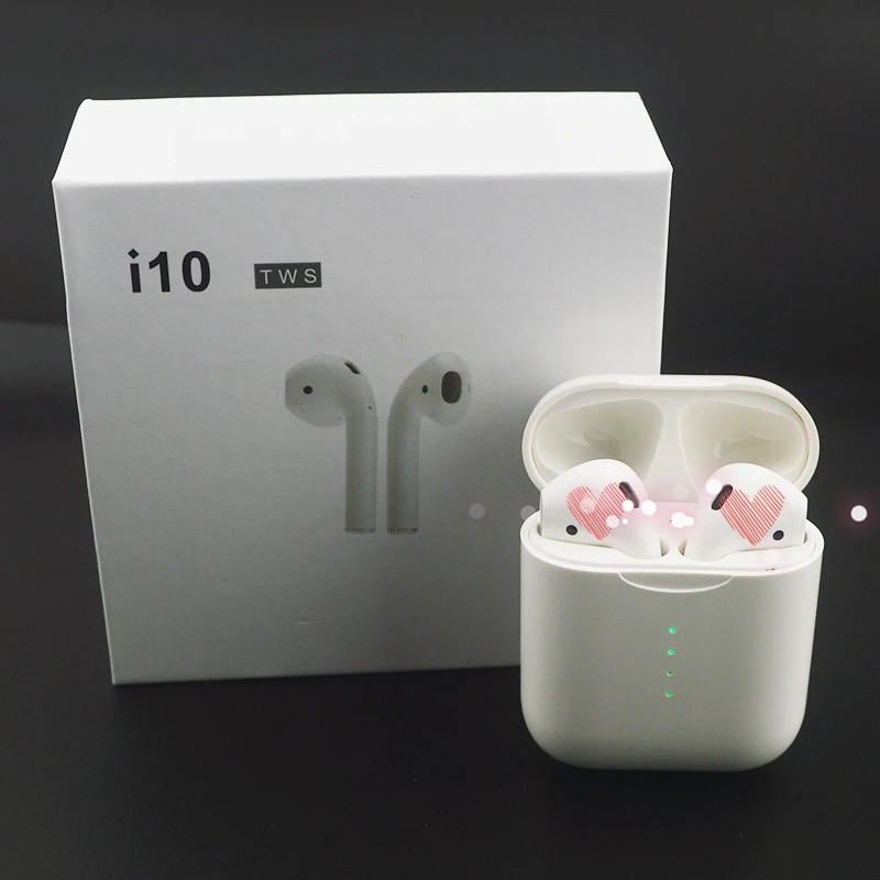 Tws i10 1:1 air 2 беспроводные наушники Bluetooth Авто включение/выключение для Android iPhone