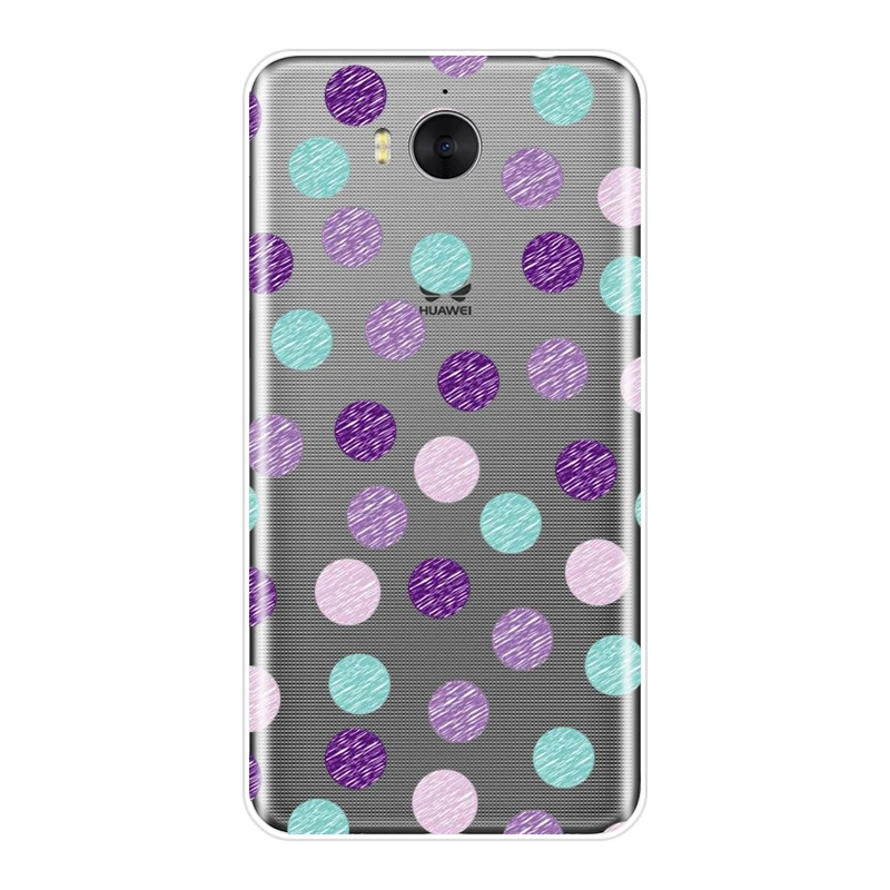 Back Cover For Huawei Y3 Y5 Y6 II Y7 Pro Red Dot White Girl Soft Phone Case Silicone Prime 2017 2018 Y9 2019 | Мобильные телефоны и