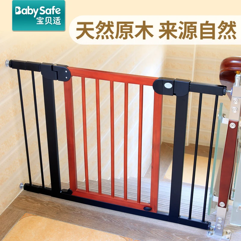 

Stair barrier child safety gate solid wood baby barrier baby kitchen fence fence gate