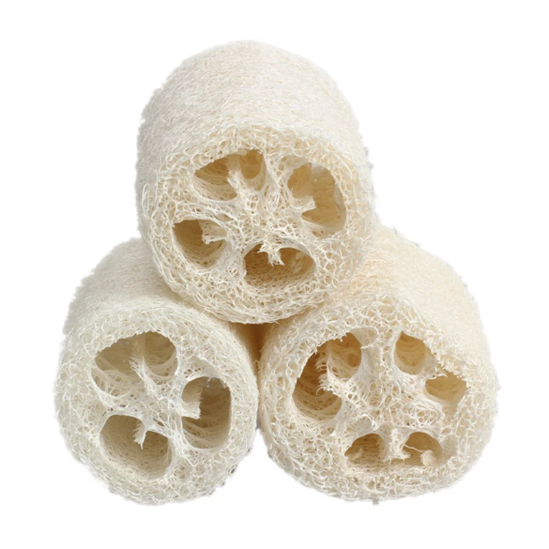 3 шт./компл. тела ванны душевая Губка скруббер люфы Luffa Loofa Мягкий купальный массаж