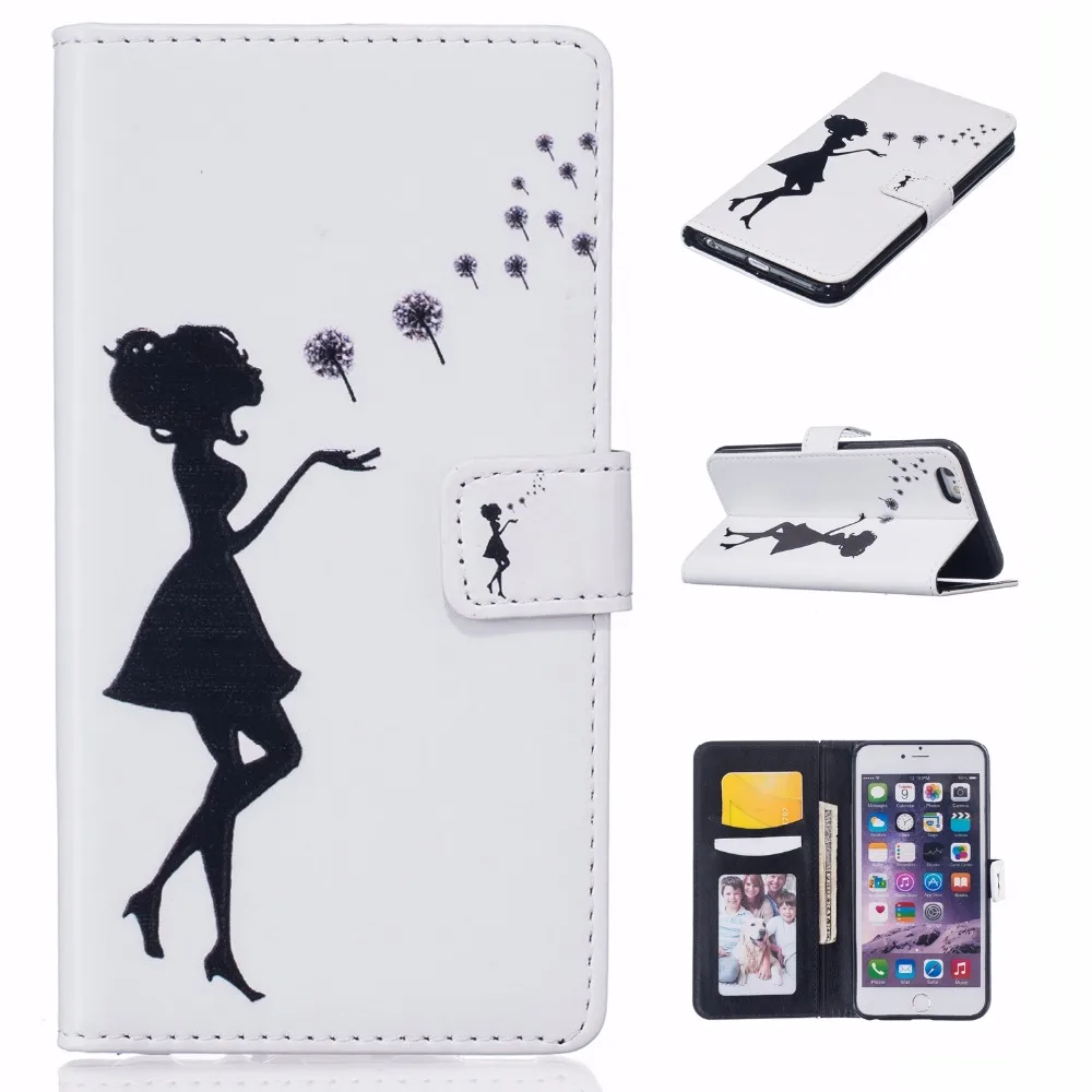 Пользовательские Тиснением Coque 10 шт./лот Для iPhone 6 с Flip Стенд Фотография Держателя