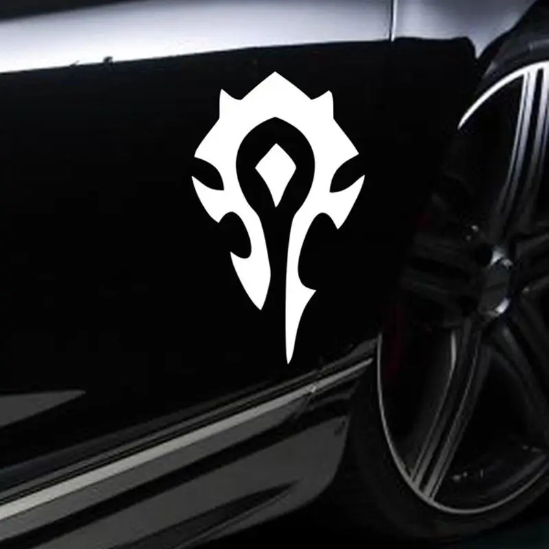 Виниловая Автомобильная Наклейка Символ Орды виниловые наклейки WoW World игры виниловые наклейки на стену Warcraftgame окна автомобиля ноутбука Виниловая Фреска AZ017