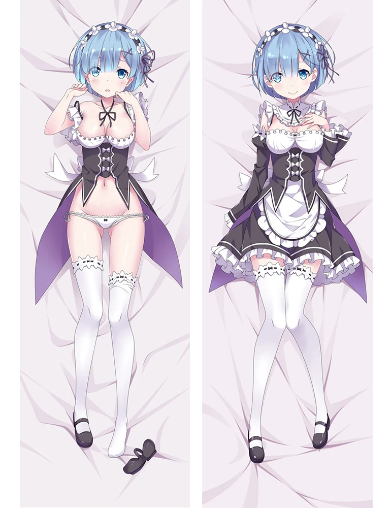 Обновление аниме Re Zero kara Hajimeru Isekai Seikatsu Rem Dakimakura тела подушку Чехол Крышка обниматься тела чехол s