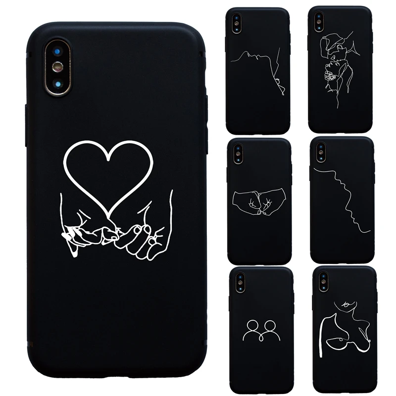 Простой силиконовый чехол для iphone 7 8 Plus X XR XS Max 6 6s 5S SE |