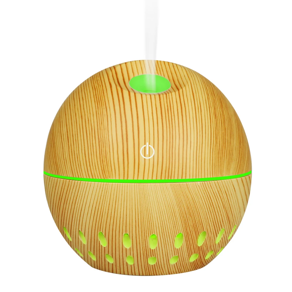 USB Aroma Essential Oil Diffuser Ultrasonic Mist Humidifier Air Purifier 7 Color Change LED Night light for Office Home 130ml | Бытовая