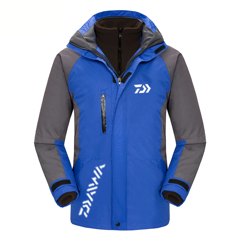 Мужская спортивная одежда Daiwa теплая куртка с капюшоном костюм для горного