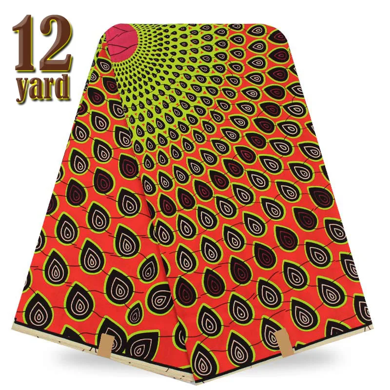 real wax hollandais java print fabric cotrton african for patchwork 12yard/lot YBG-7527-22 | Дом и сад