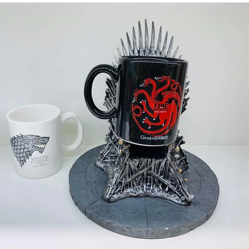 Игра престолов кофейные кружки набор керамических чашек и кружек черный и белый знак посуда для напитков