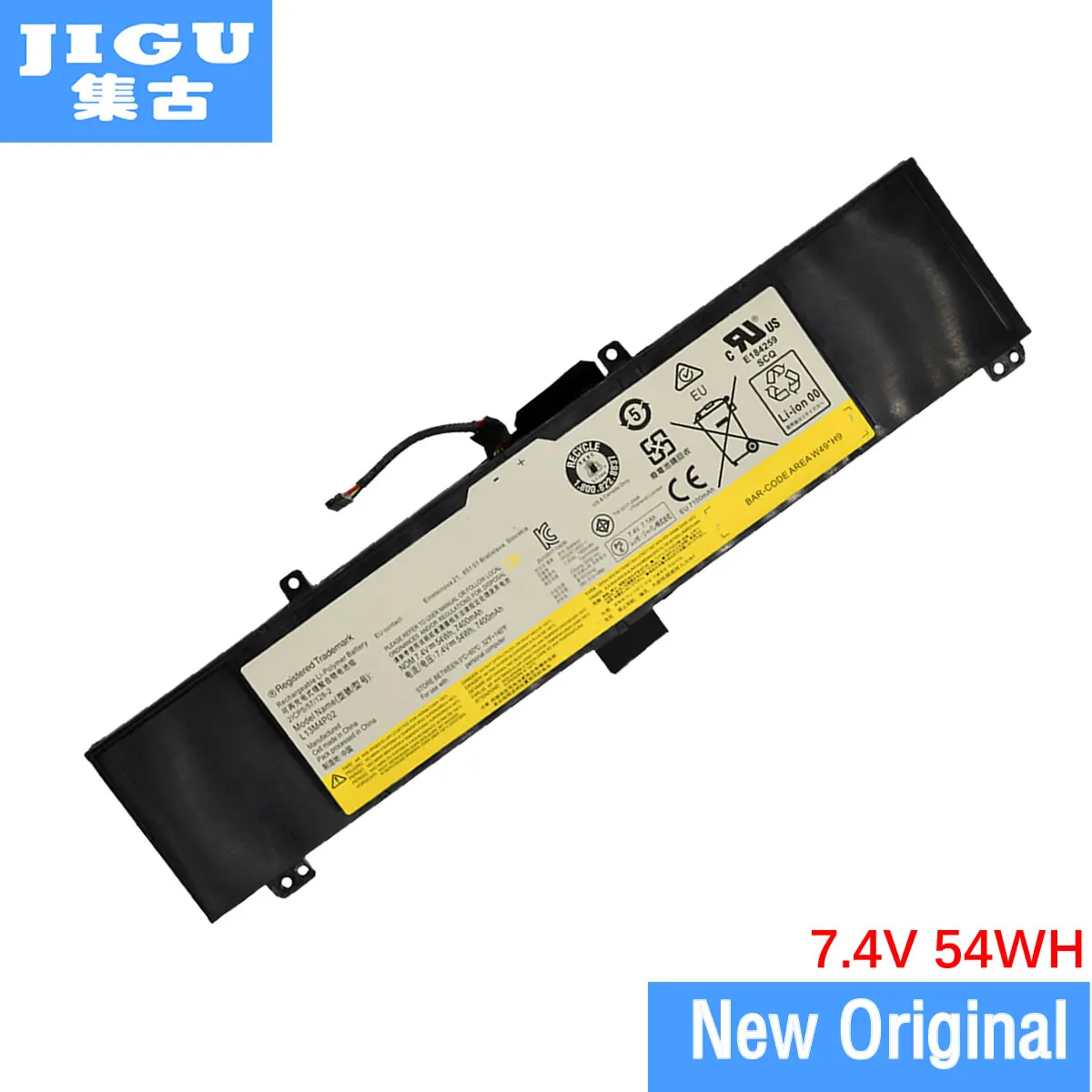 Аккумулятор для ноутбука JIGU L13M4P02 L13N4P01 оригинальный Lenovo Y50 Y50P 70 7 4 В 54 Вт/ч|laptop battery
