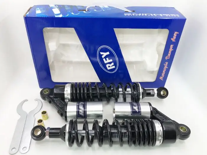 Universal 12.5 &quot320mm Motorcycle Air Shock Absorber Rear Suspension For Yamaha Motor Scooter ATV U-Shaped Swivel 335mm | Автомобили и