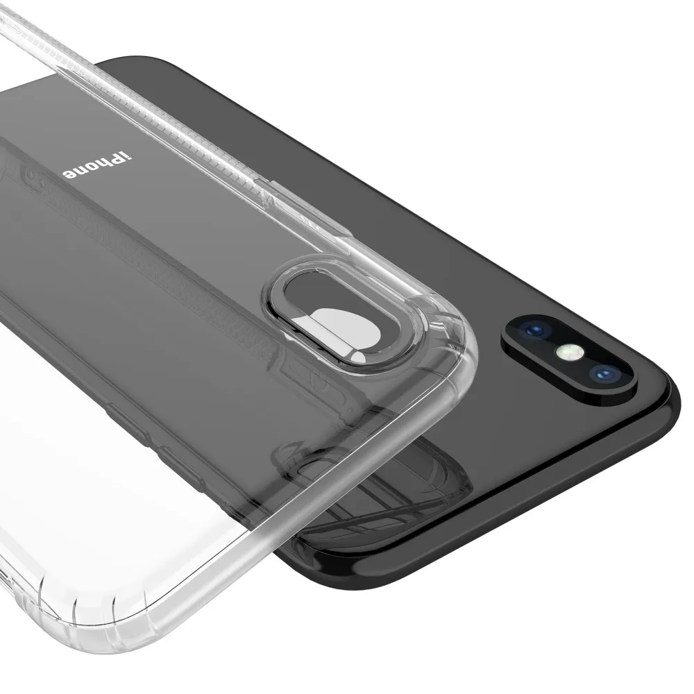 2018 новый стиль для Iphone X прозрачный мягкий силиконовый чехол из ТПУ пылезащитный