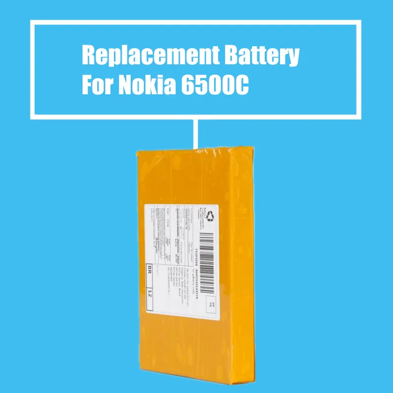 

15 шт./упак. 830mAh Новая запасная батарея BL-6P для Nokia 6500C высокое качество