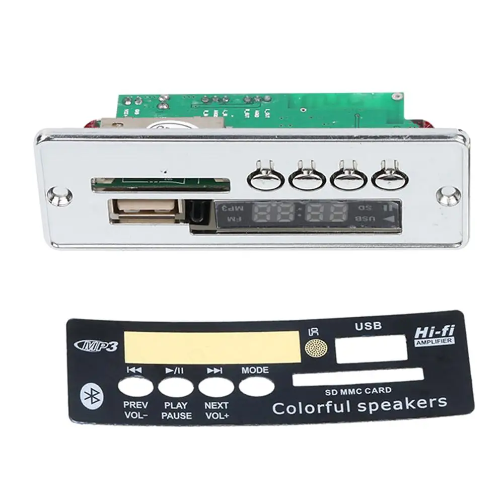 Автомобильный USB Bluetooth Hands-free MP3 плеер встроенный MP3 декодер плата модуль с пультом дистанционного управления USB FM Aux радио для автомобиля