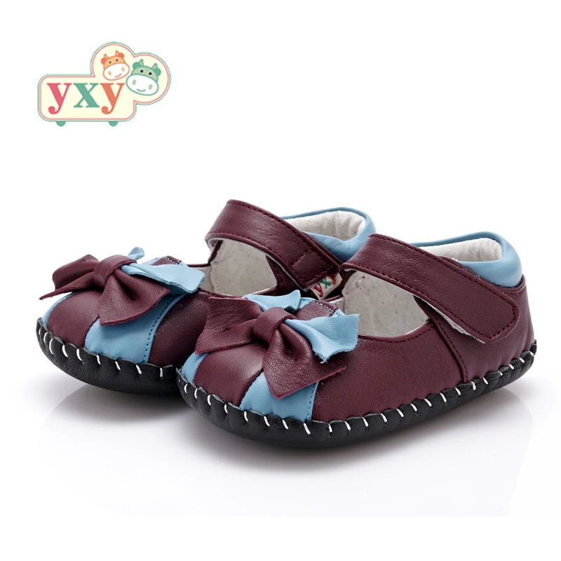YXY 2019 весна-осень finestleather для маленьких девочек ползунки мальчиков hand-made в строгом