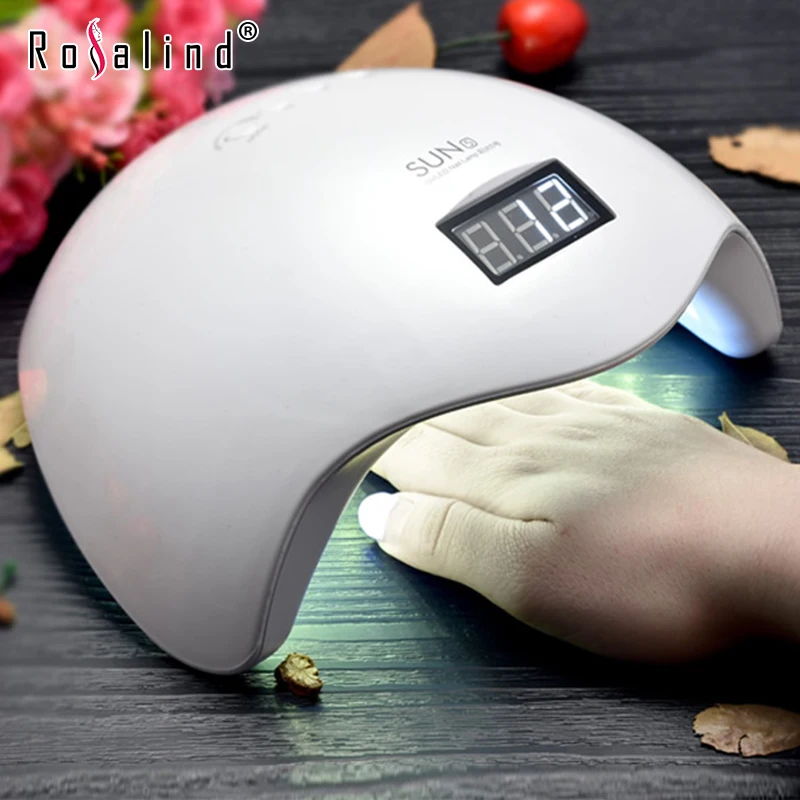 ROSALIND Сушилка для ногтей SUN5 профессиональный УФ светодиодный светильник 36 Вт