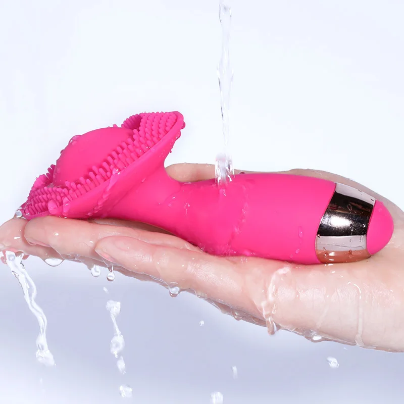 10 скоростей клиторальный стимулятор кисточка вибратор USB зарядка соска лижущая